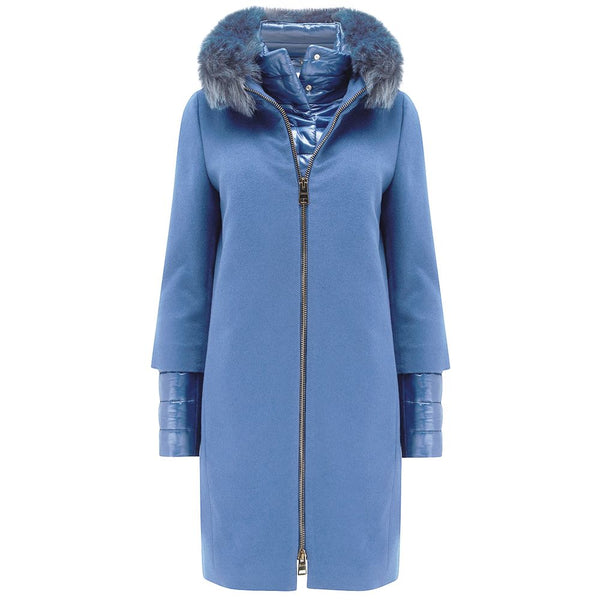 Blue Cashmere Jackets & Coat Herno