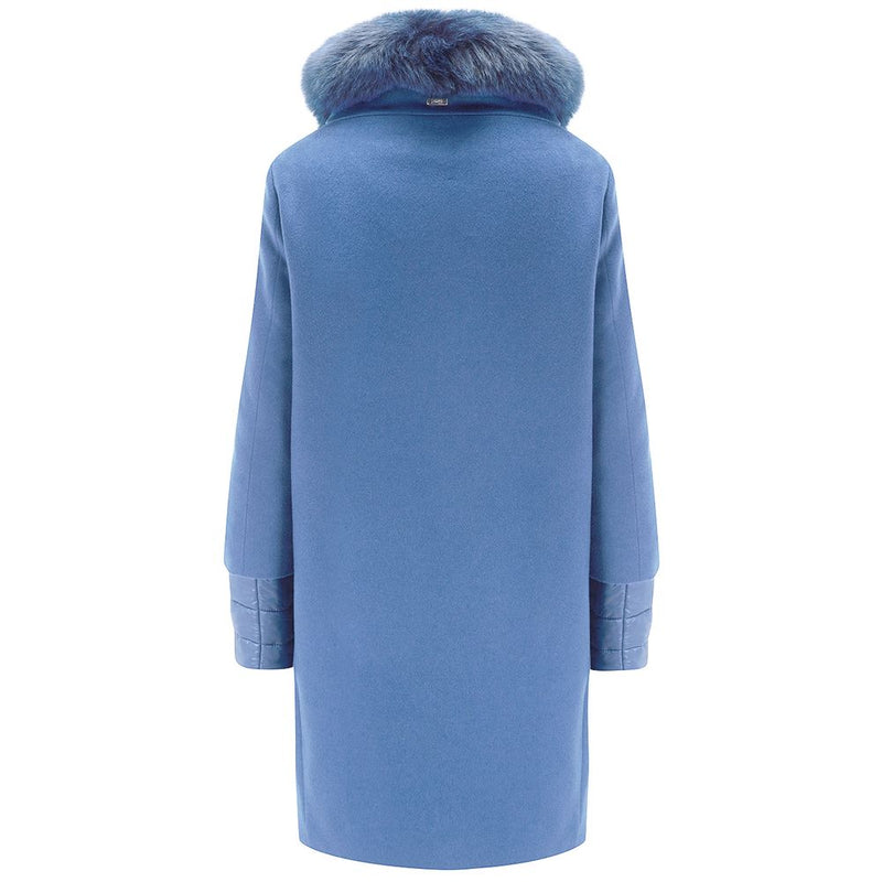 Blue Cashmere Jackets & Coat Herno