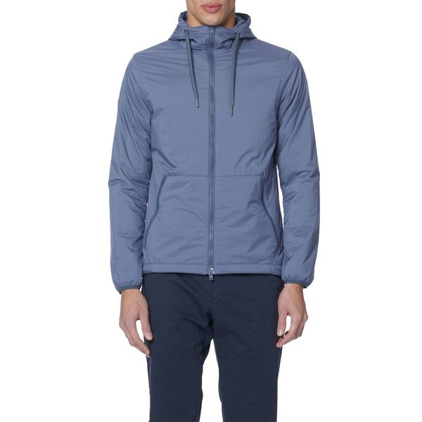 Blue Polyamide Jacket Herno