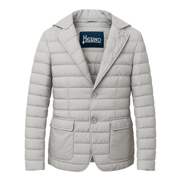 Gray Polyamide Jacket Herno