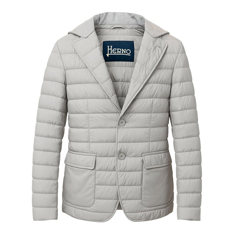 Gray Polyamide Jacket Herno