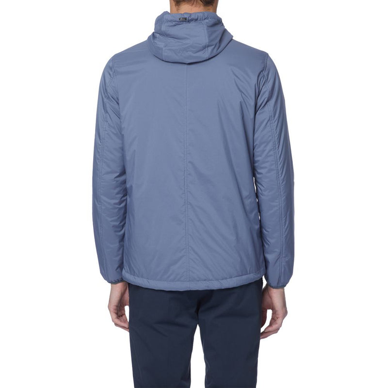 Blue Polyamide Jacket Herno