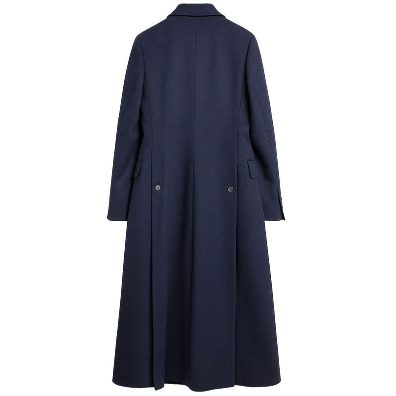 Blue Wool Jackets & Coat Made in Italy