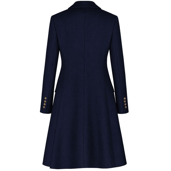 Blue Wool Jackets & Coat Made in Italy