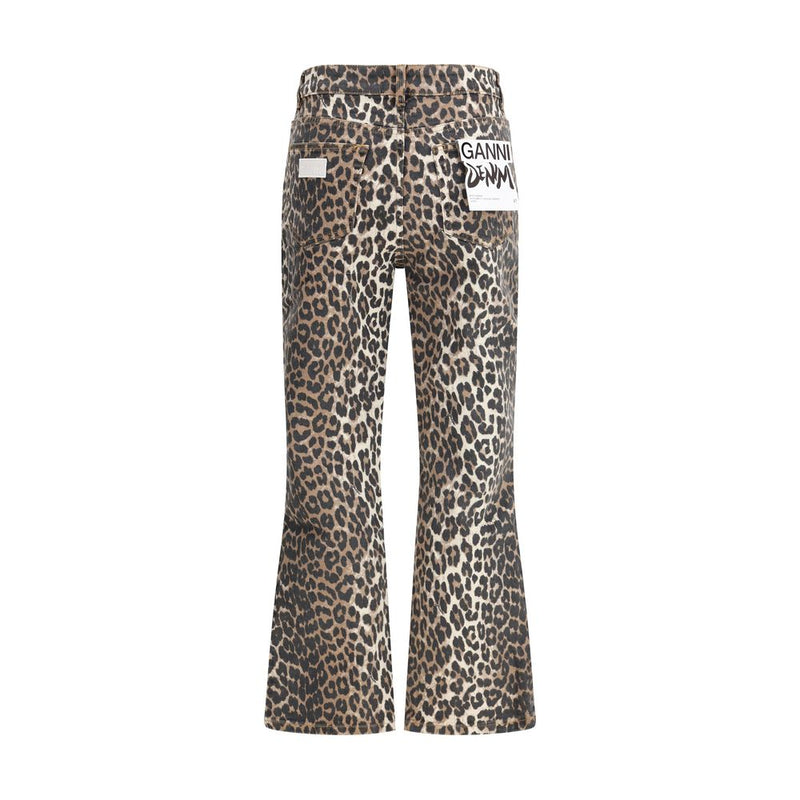 Animal print Pants Ganni