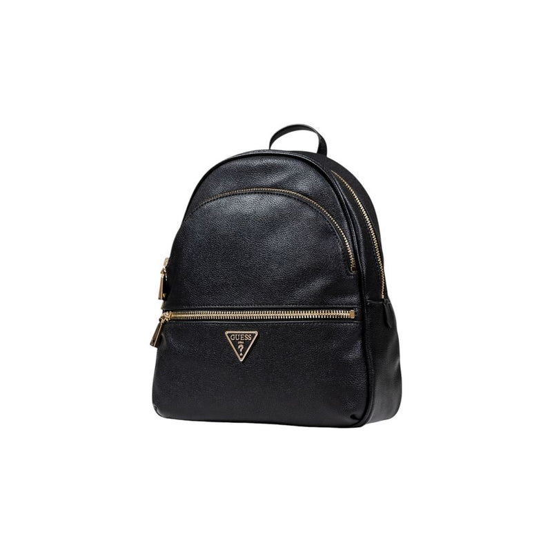 Black Polyethylene Backpack Guess