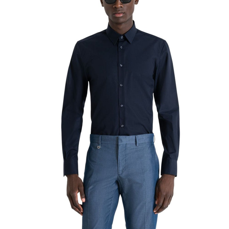 Blue Cotton Shirt Antony Morato