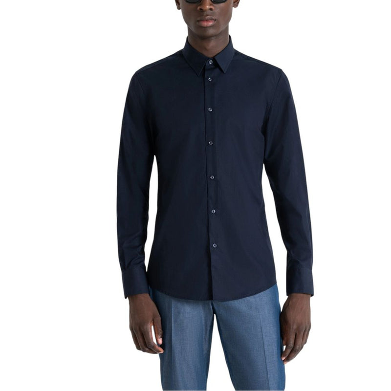 Blue Cotton Shirt Antony Morato