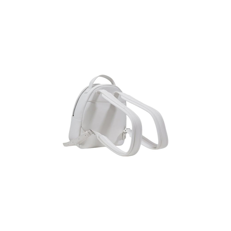 White Polyethylene Backpack Love Moschino