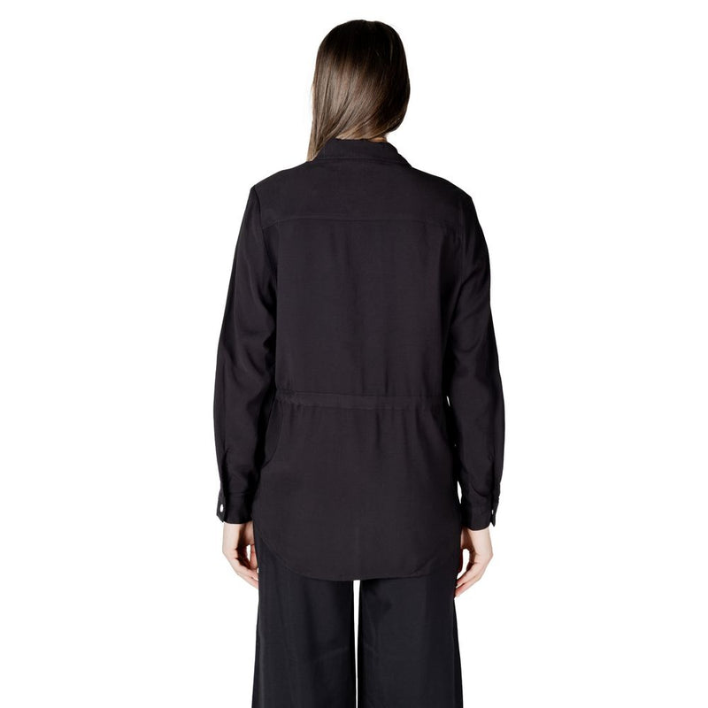 Black Viscose Shirt Only