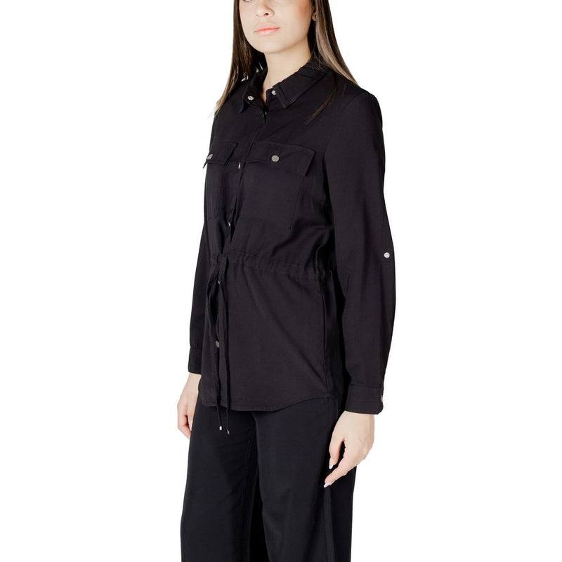 Black Viscose Shirt Only
