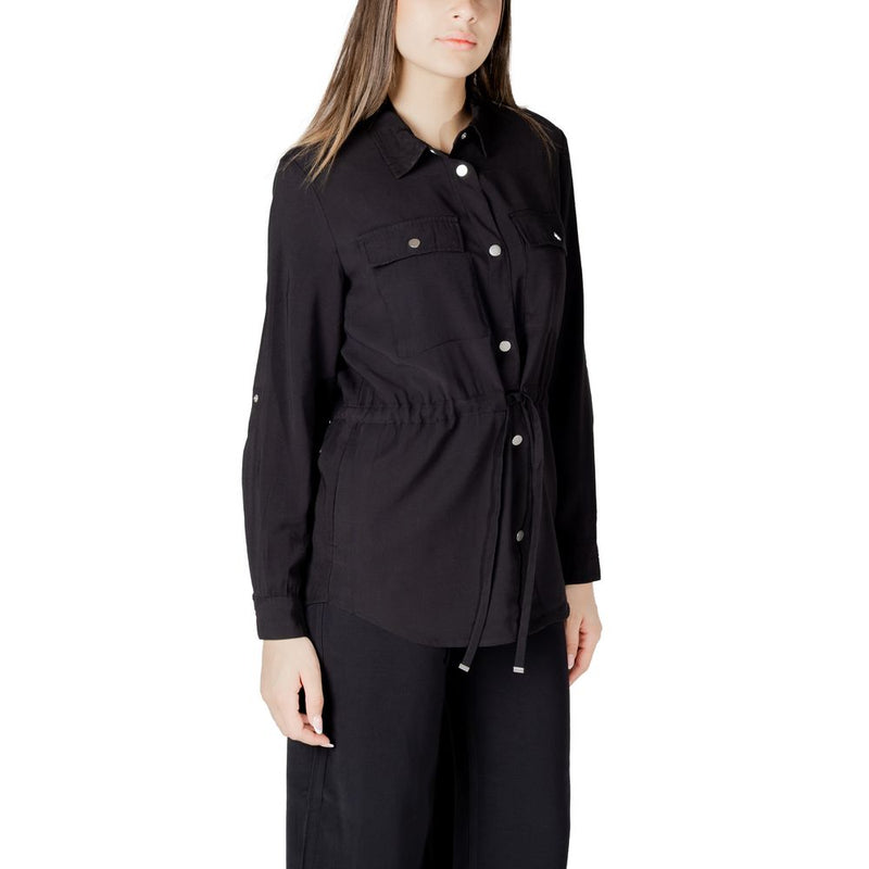 Black Viscose Shirt Only