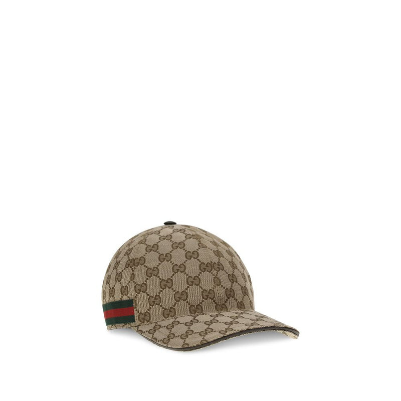 Beige Cotton Cap (Baseball Hat) Gucci