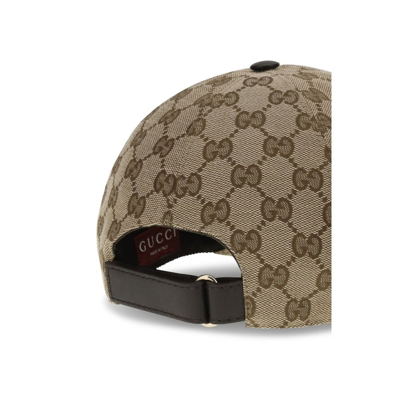 Beige Cotton Cap (Baseball Hat) Gucci