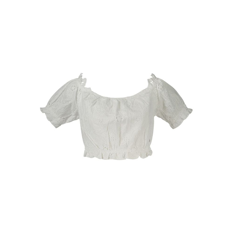 White Cotton Shirt Guess Jeans