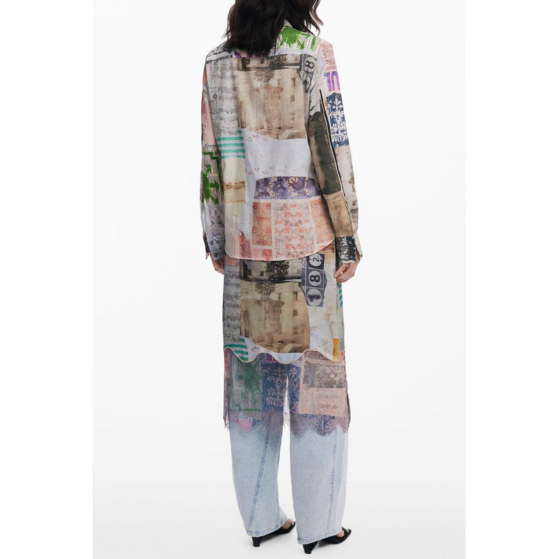 Beige Cotton Shirt Desigual