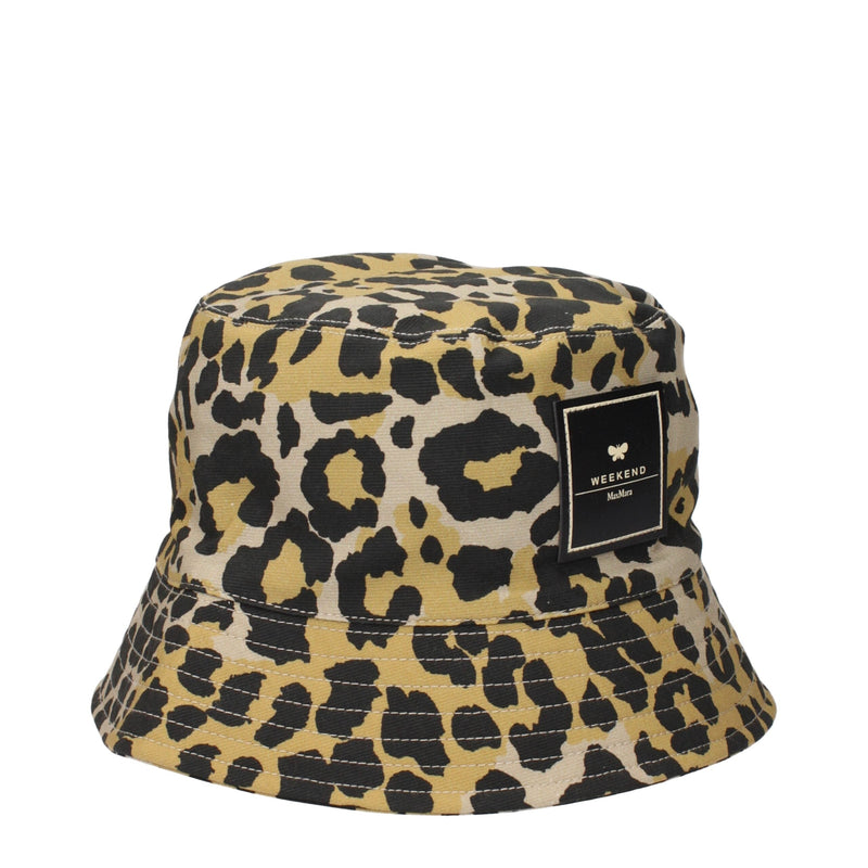 Beige Cotton Bucket Hat Max Mara