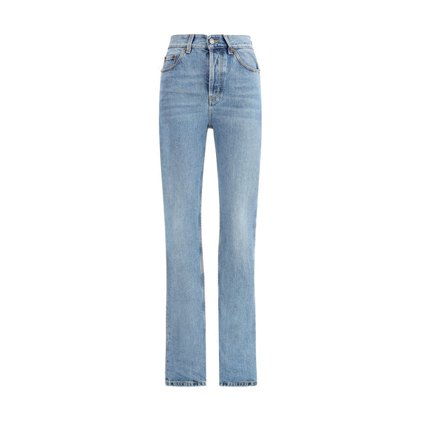 90s-inspired slim-fit jeans in denim Saint Laurent