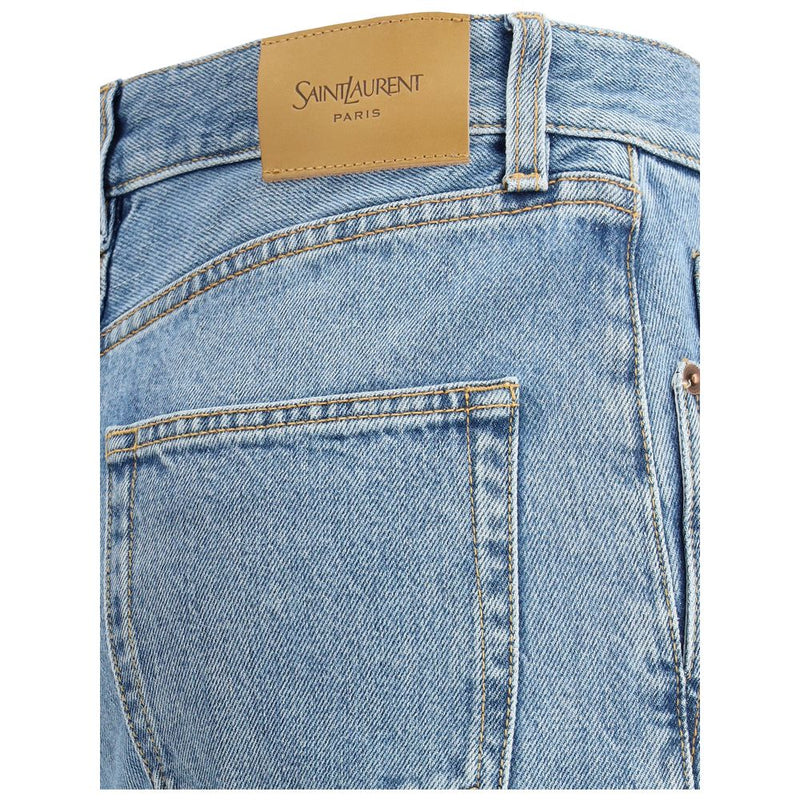 90s-inspired slim-fit jeans in denim Saint Laurent