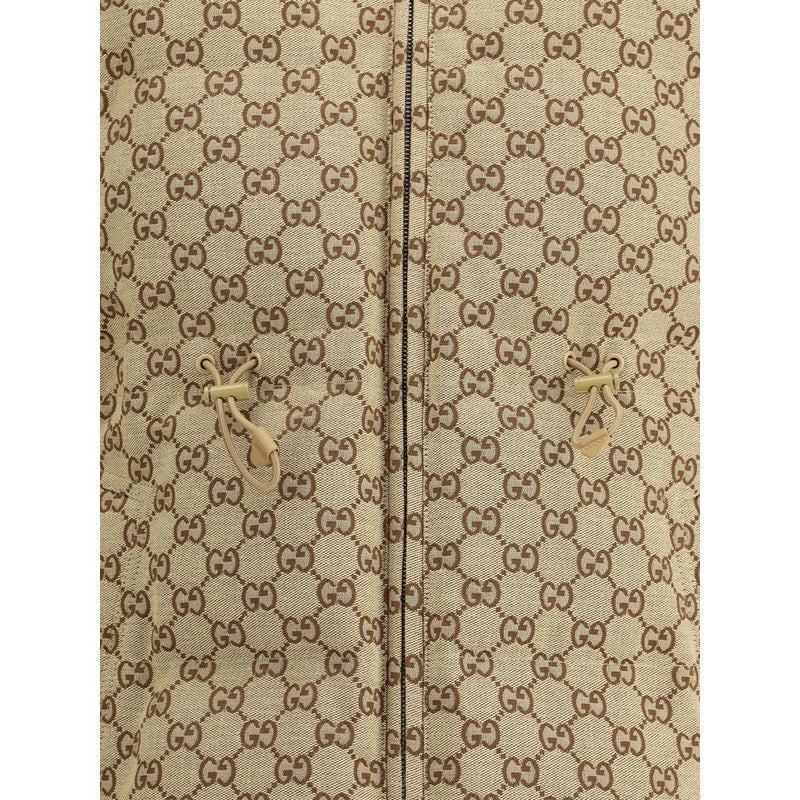 Fabric Bomber Jacket Gucci