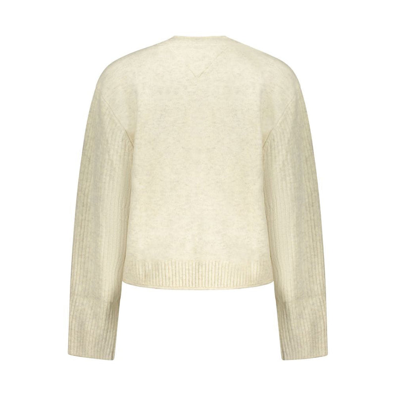 Beige Wool Women Sweater Tommy Hilfiger
