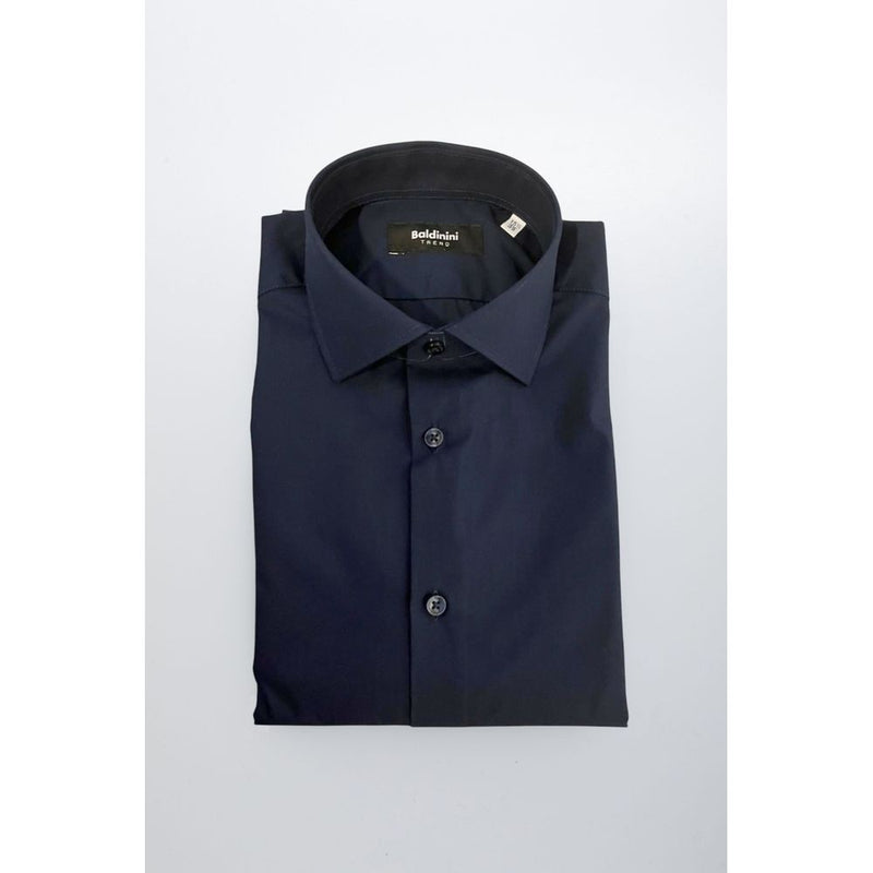 Blue Cotton Shirt Baldinini Trend