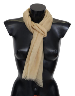 Beige Cashmere Unisex Neck Scarf Missoni
