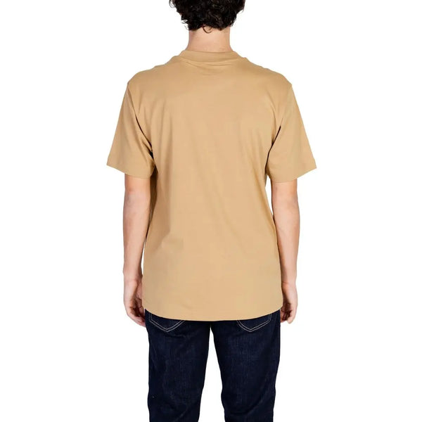 Beige Cotton T-Shirt New Balance