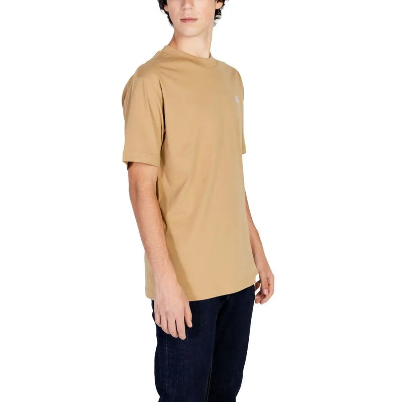 Beige Cotton T-Shirt New Balance