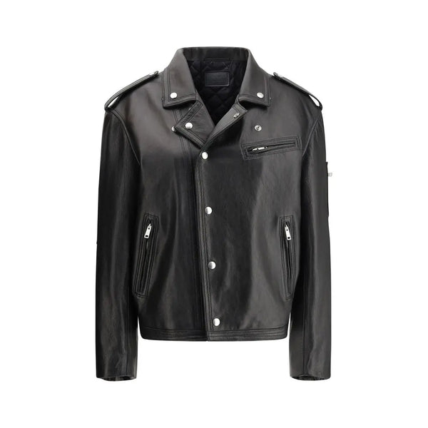 Biker leather Jacket Prada