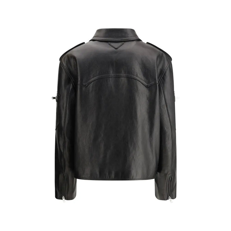 Biker leather Jacket Prada