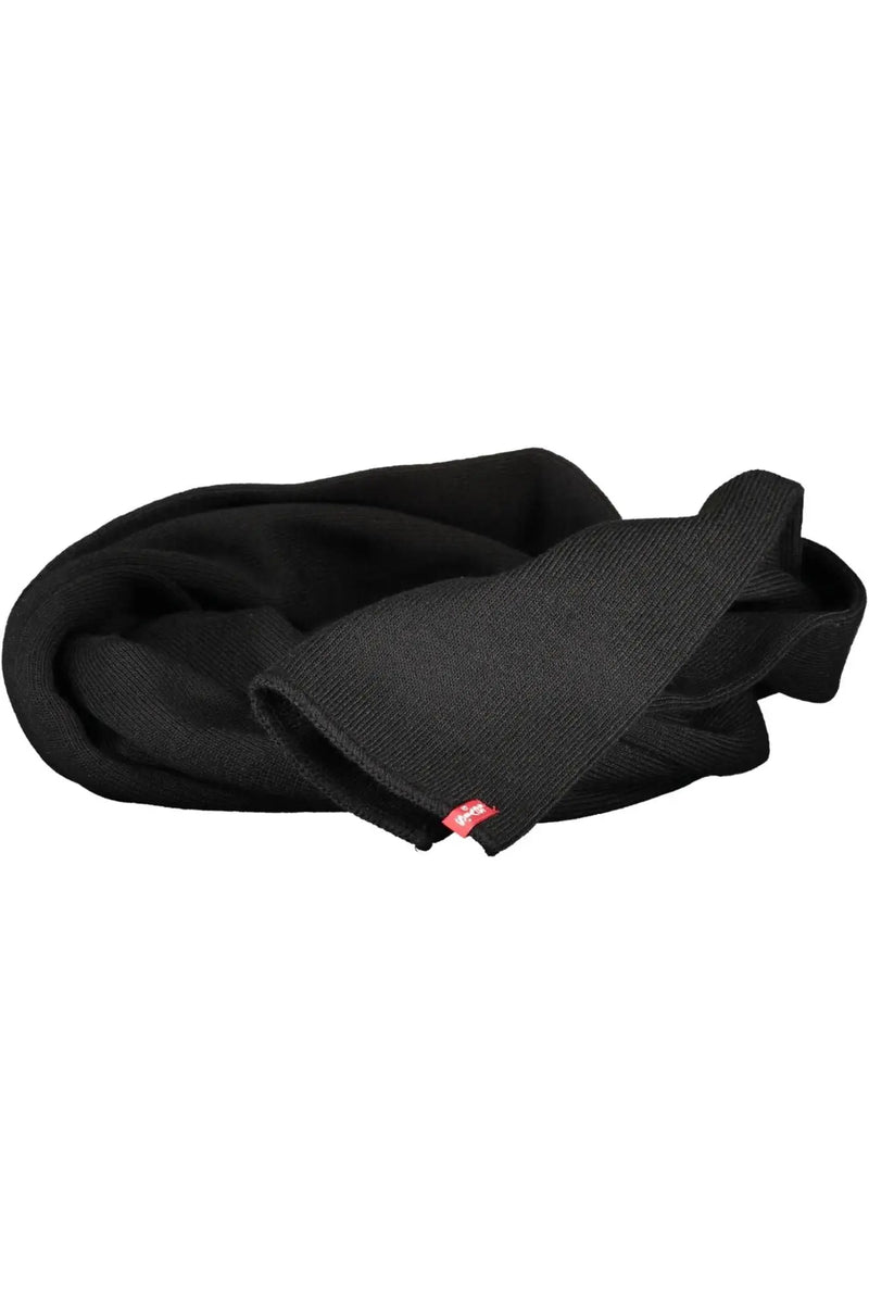 Black Acrylic Men Scarf Levi's