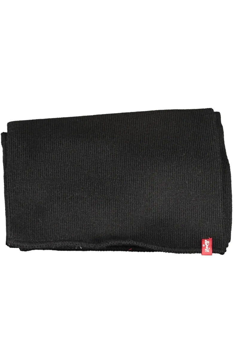 Black Acrylic Men Scarf Levi's