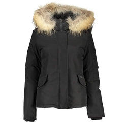 Black Cotton Jackets & Coat Woolrich