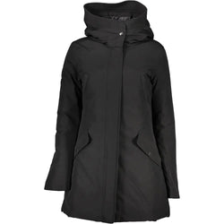 Black Cotton Jackets & Coat Woolrich