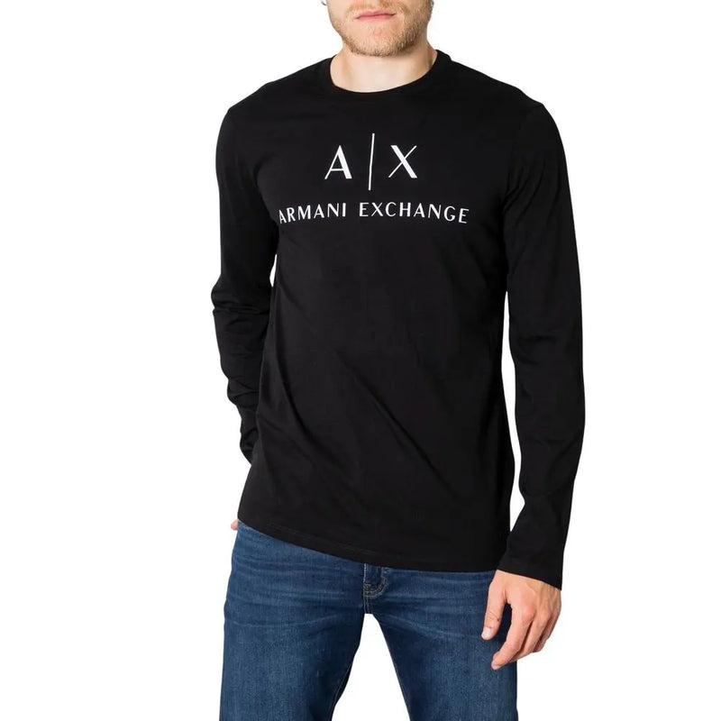 Black Cotton Shirt Armani Exchange