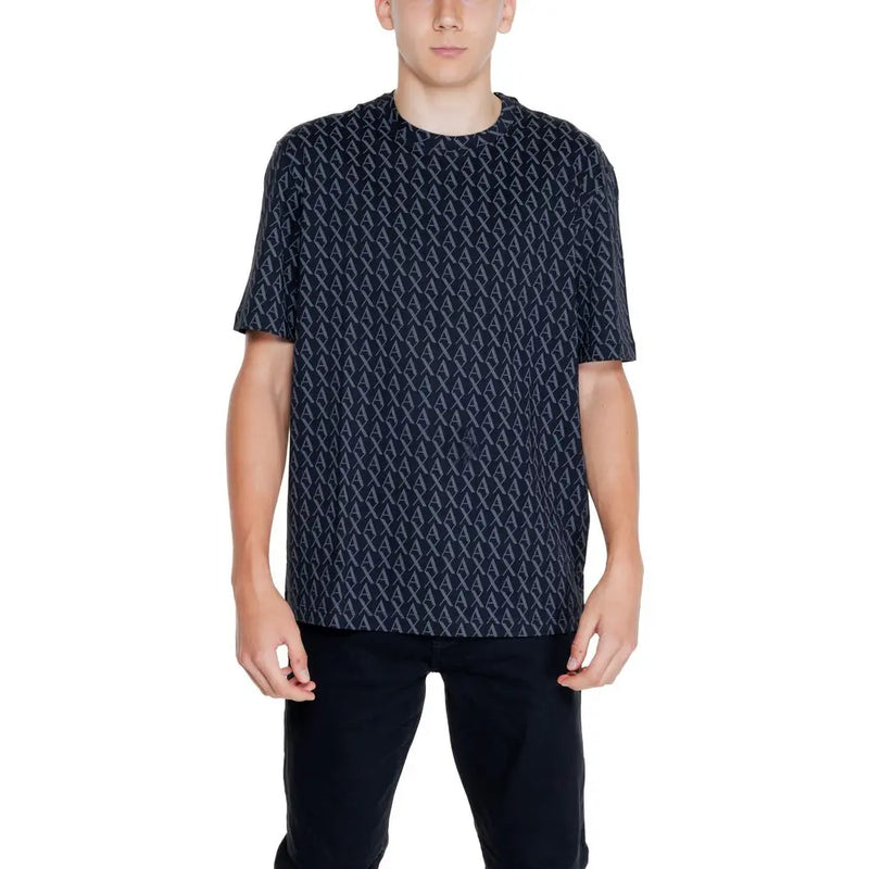 Black Cotton T-Shirt Armani Exchange