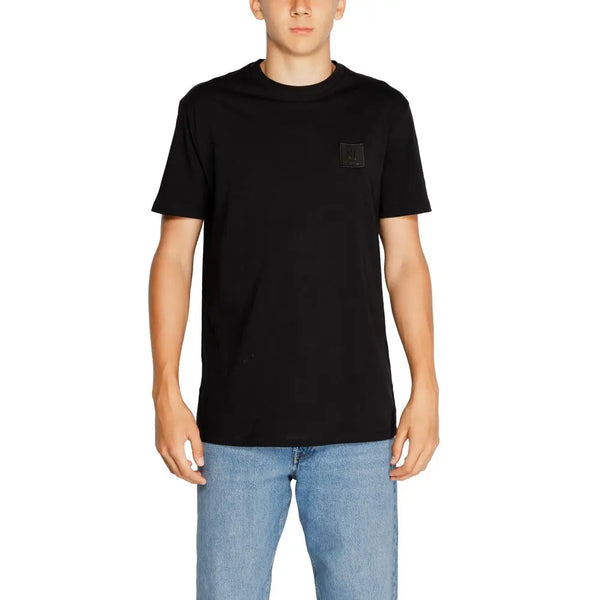 Black Cotton T-Shirt Armani Exchange