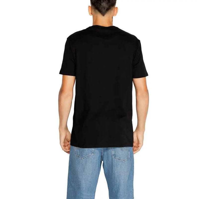 Black Cotton T-Shirt Armani Exchange