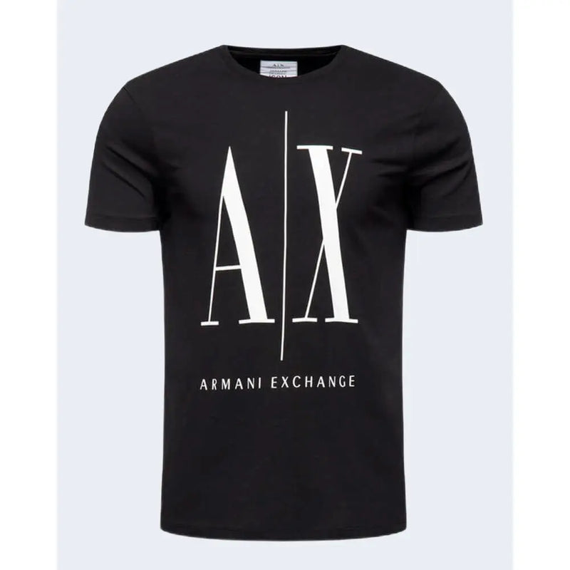 Black Cotton T-Shirt Armani Exchange