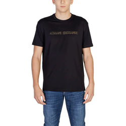 Black Cotton T-Shirt Armani Exchange