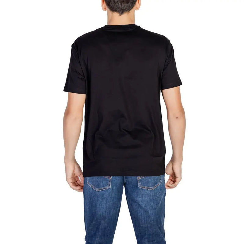 Black Cotton T-Shirt Armani Exchange