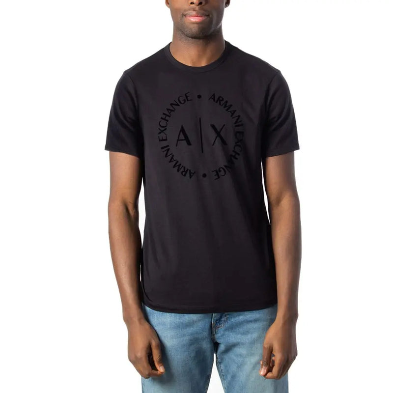 Black Cotton T-Shirt Armani Exchange