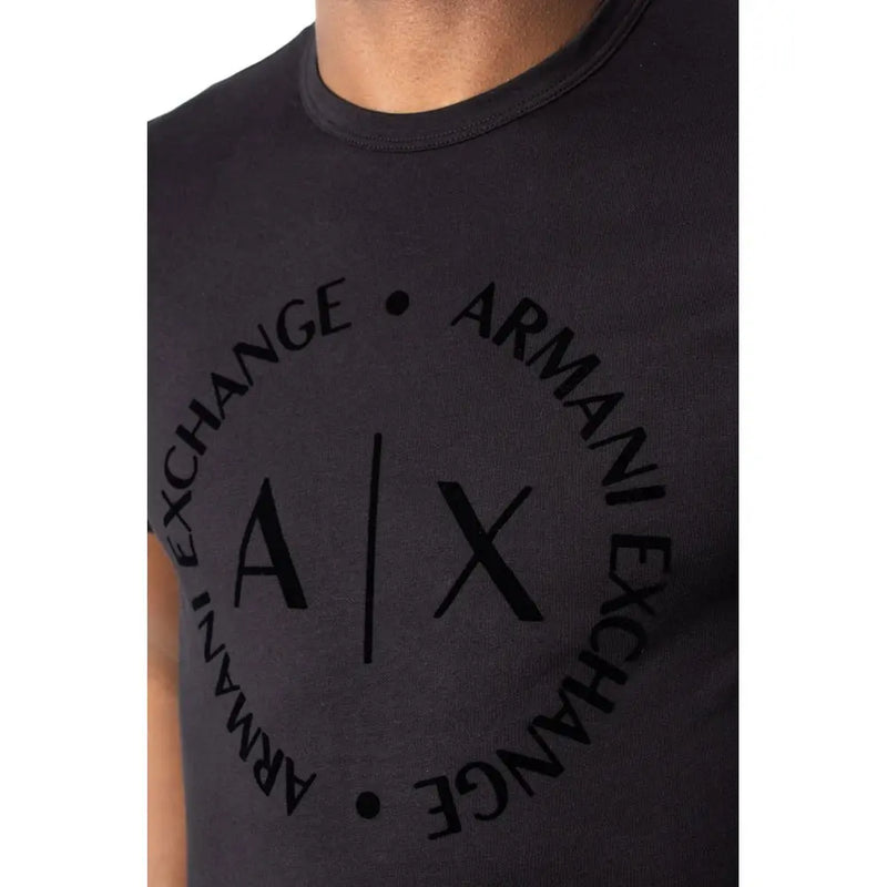 Black Cotton T-Shirt Armani Exchange