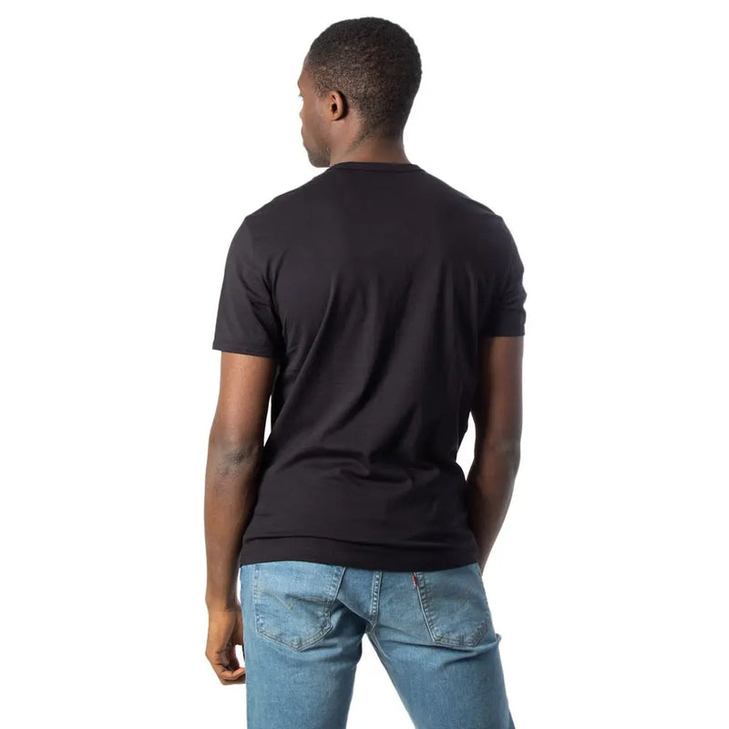 Black Cotton T-Shirt Armani Exchange