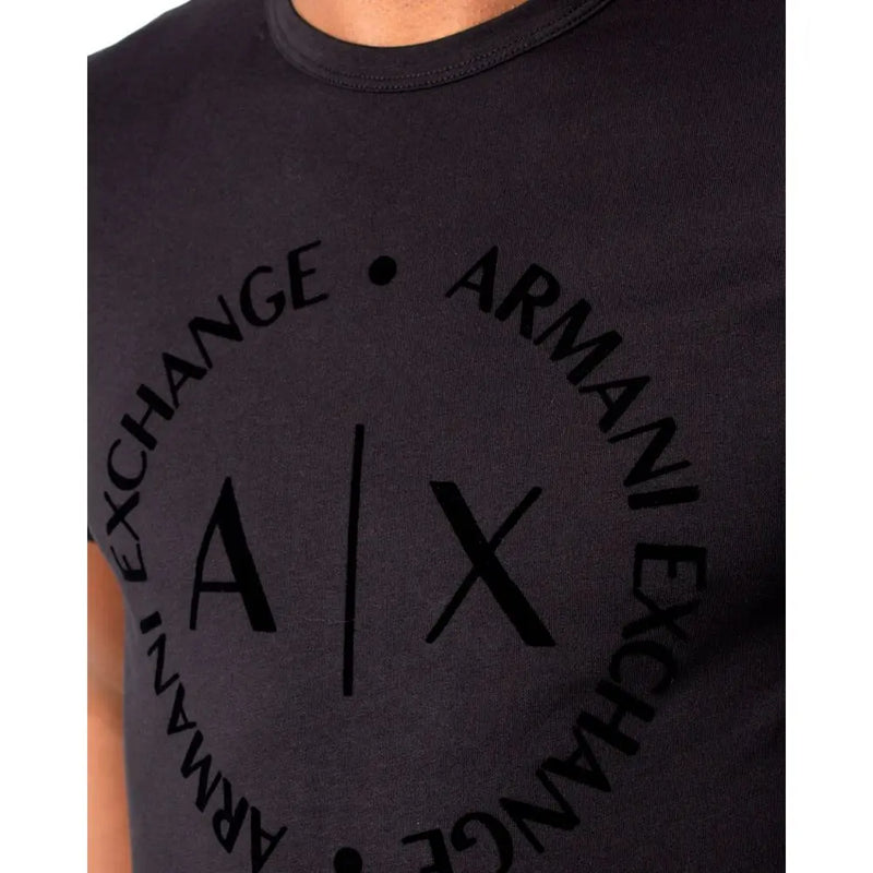 Black Cotton T-Shirt Armani Exchange