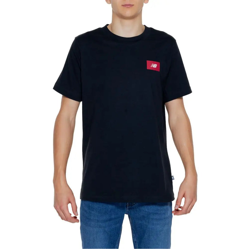 Black Cotton T-Shirt New Balance