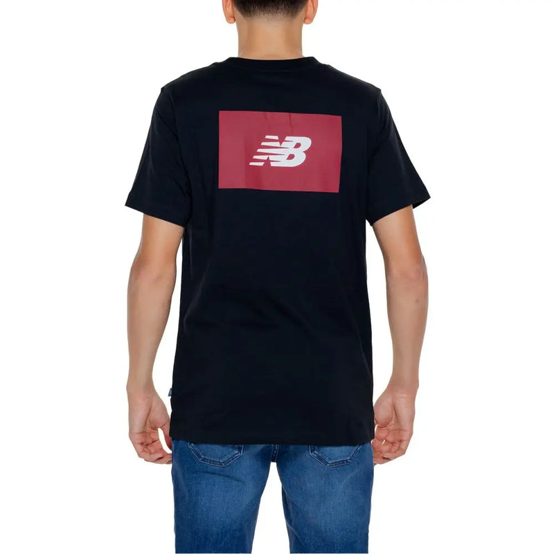 Black Cotton T-Shirt New Balance