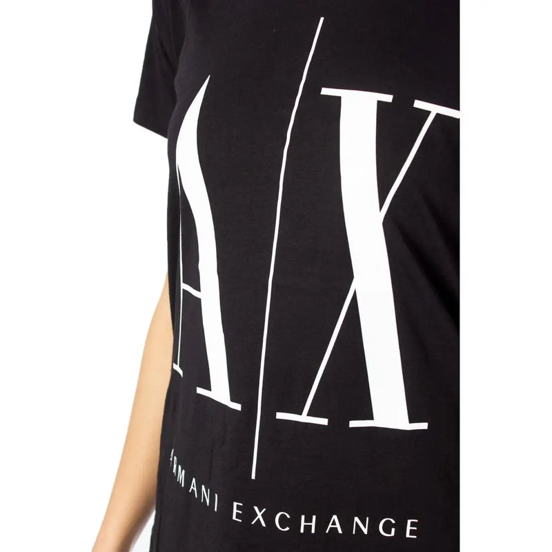 Black Cotton Tops & T-Shirt Armani Exchange