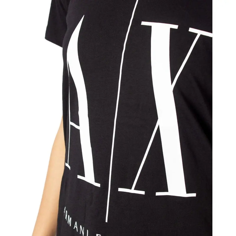 Black Cotton Tops & T-Shirt Armani Exchange